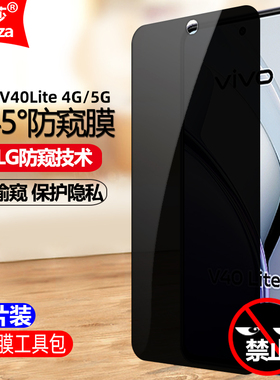 适用Vivo V40Lite 4G/5G印度版防窥膜V2417/V2418/V2424钢化膜全屏防偷窥防盗手机钻石膜防偷瞄防爆保护隐私