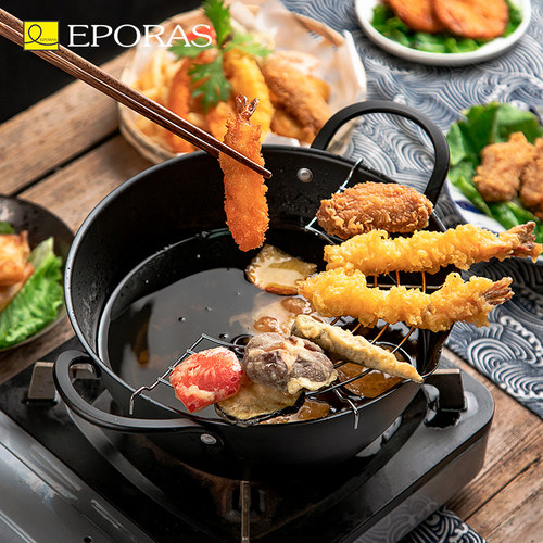 EPORAS日本原装进口天妇罗油炸锅