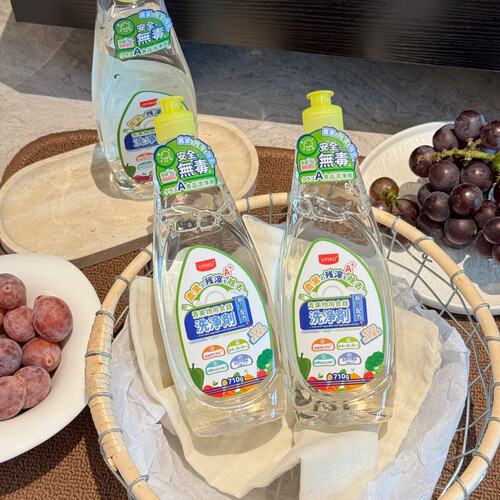 天然果蔬清洁剂食品级安全无毒洗洁剂家庭装710g去农残餐具洗洁精