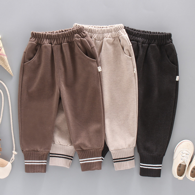 男童裤子春秋款小童2三岁4薄款5宽松6洋气7宝宝长裤8儿童休闲裤潮