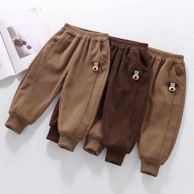 男童裤子春秋款3岁宝宝休闲裤4宽松5薄款6外穿9束脚8小童运动裤潮