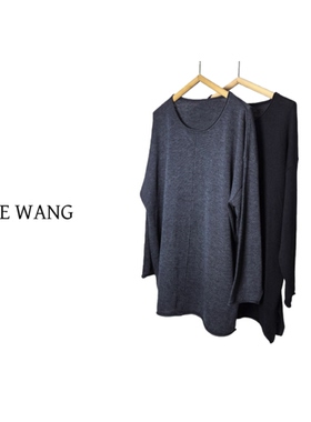 REINEWANG  极简风高品质中长款一手长针织衫 宽松款