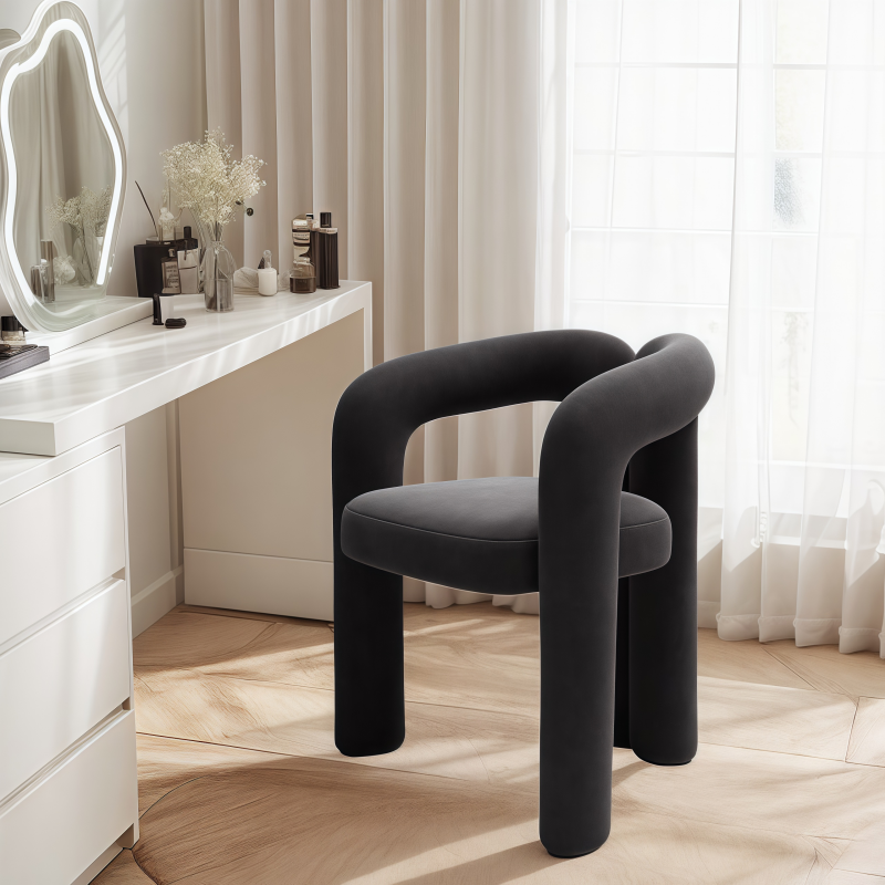 家用卧室女生衣帽间梳妆台凳子