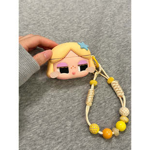 ins超火可爱卡通花仙子哭娃适用AirPods4代耳机壳Pro3苹果蓝牙AirPodsPro2代软1/2代硅胶3代防摔Pro二代女款