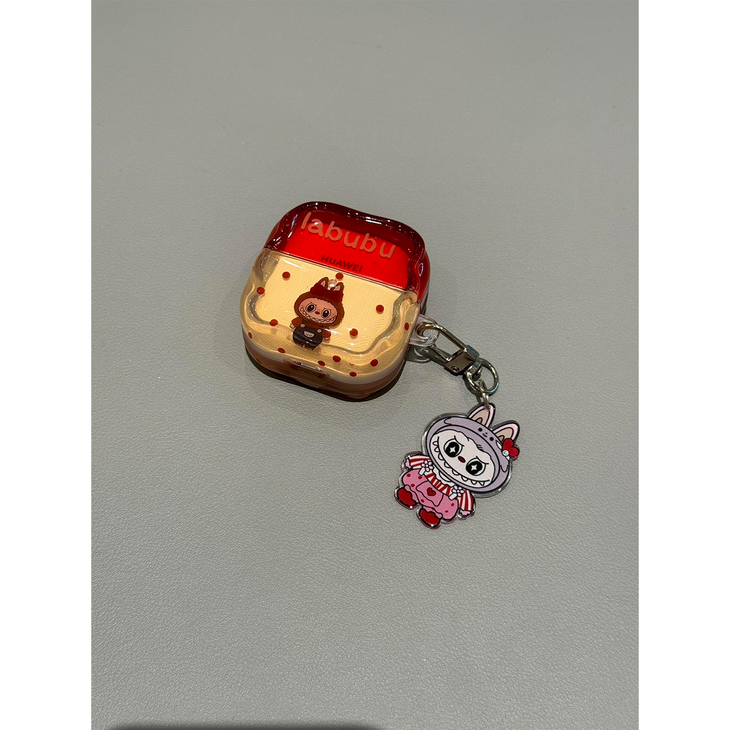 韩系波点可爱拉布布适用华为freeclip二代耳机壳蓝牙耳夹freebudsse2/se3防摔Pro3/Pro4保护套5i/6i/7i女款壳