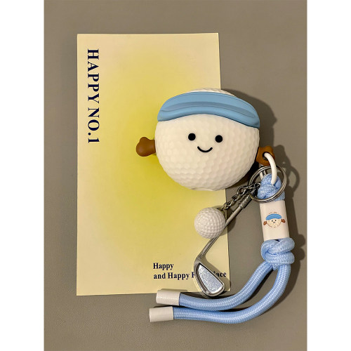 jellycat趣味可爱高尔夫球表情适用苹果AirPods4代耳机壳AirPodsPro三代软AirPods1/2硅胶pro2保护套AirPods3