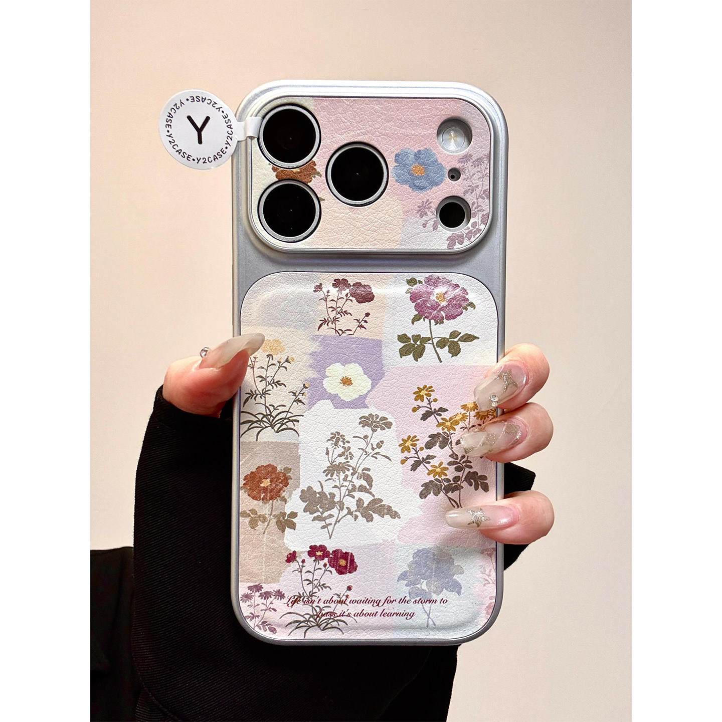 ins复古风手绘油画花束适用iPhone17promax手机壳皮革软硅胶苹果17新款16pro全包14防摔15pm女款17pro巨好看,3C数码配件,手机保护套/壳,淘宝优惠券,粉丝福利购,淘宝优惠卷