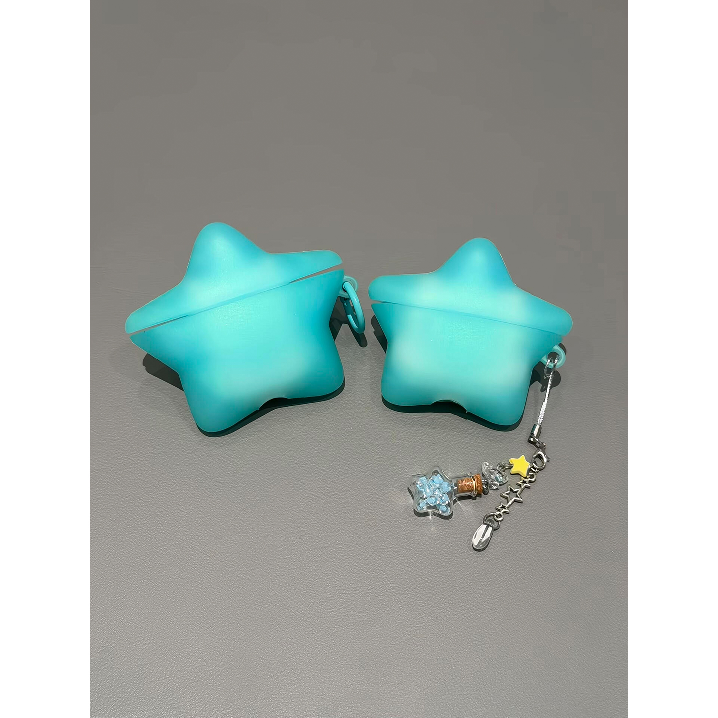 日韩薄荷蓝多巴胺五角星适用AirPods4代耳机壳苹果无线蓝牙AirPodsPro三代软1/2/3代硅胶Pro2代女款Pro3代套