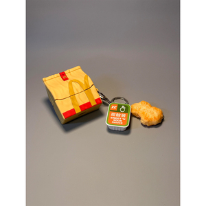 创意超火M记牛皮纸打包袋适用华为pro4蓝牙freebuds6耳机壳7i软freeclip二代/4/5i硅胶套se3新款SE2女Pro5代