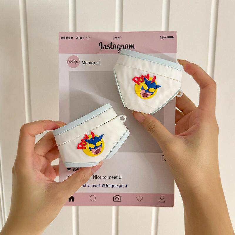 创意趣味搞怪小新动感超人内裤适用苹果无线蓝牙AirPodsPro