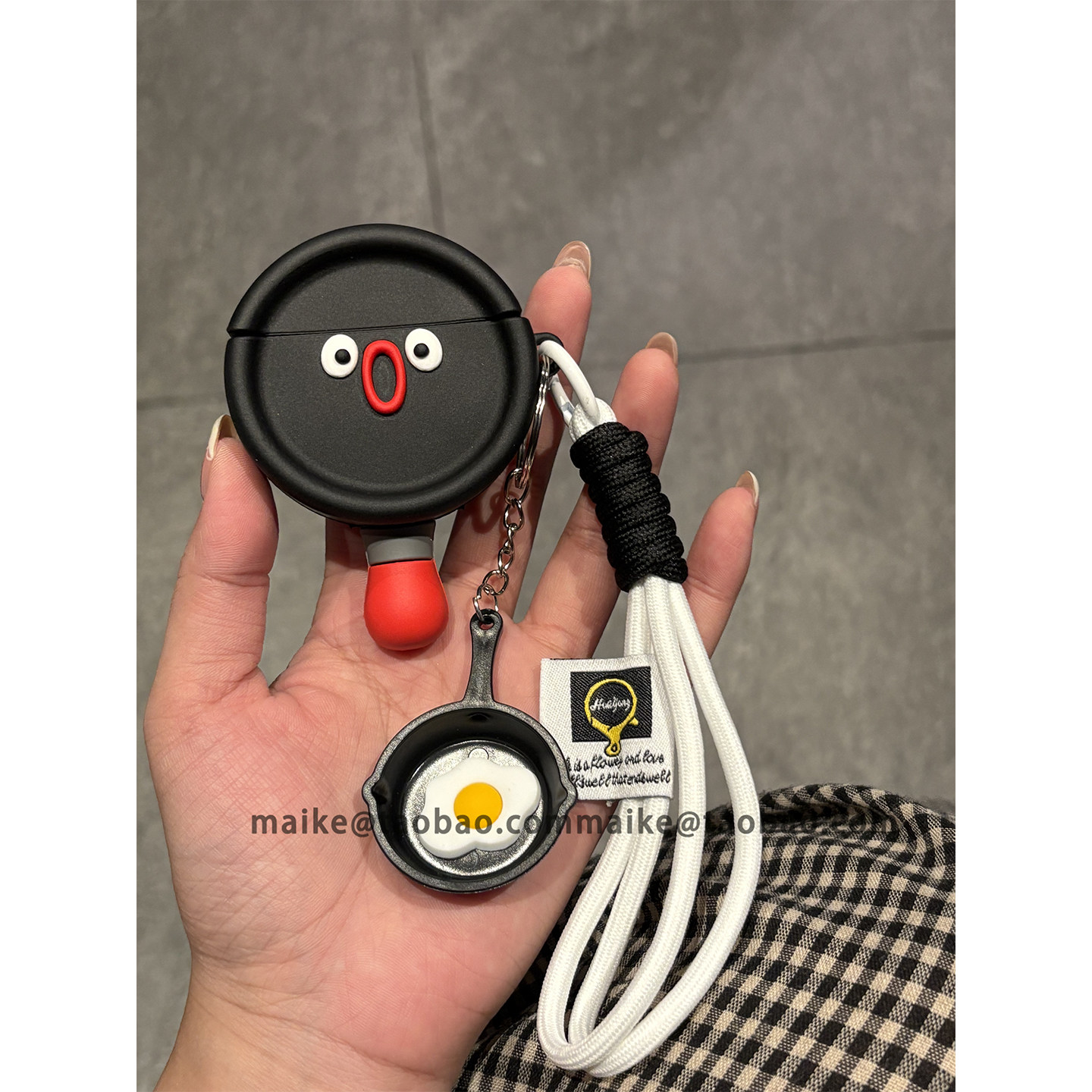 可爱pingu企鹅煎蛋平底锅适用苹果无线蓝牙AirPodsPro耳机壳AirPods4代女款AirPods1/2软硅胶3代套Pro2代新款图片
