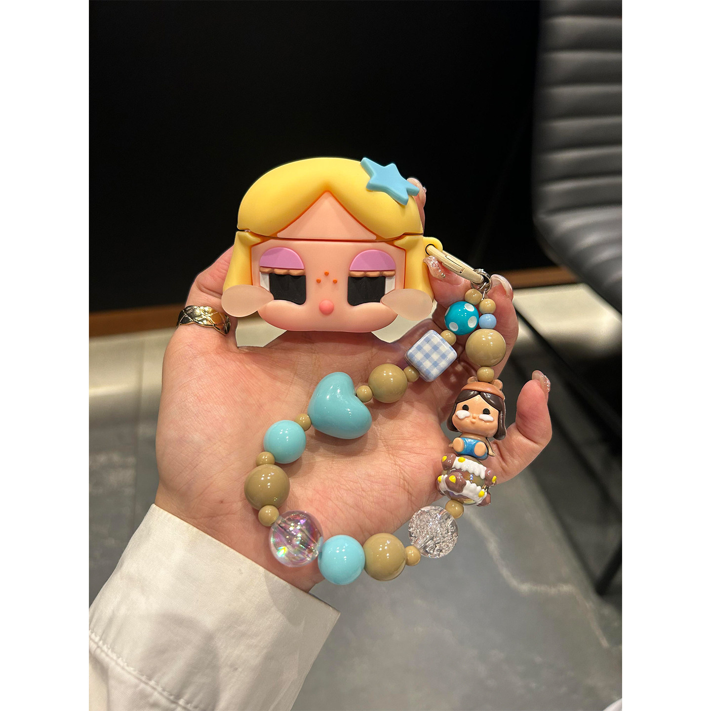 可爱人气爱丽丝哭娃适用华为pro4无线蓝牙freebuds7i/