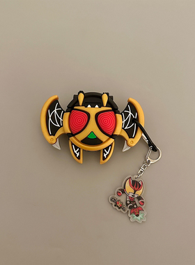 动漫卡通假面骑士kiva月骑变身器适用AirPods4代耳机壳苹果无线蓝牙AirPodsPro2代软1/2代硅胶3代防摔pro二代