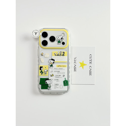 磨砂可爱古早史努比狗狗适用iPhone17promax手机壳不撞壳苹果16Pro新款15全包16pm防摔17女款17Pro小众巨好看