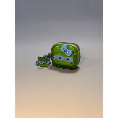 搞怪可爱忍者神龟Kitty猫适用AirPods4代耳机壳苹果无线蓝牙AirPodsPro3代软1/2代硅胶3代防摔pro三代Pro2代