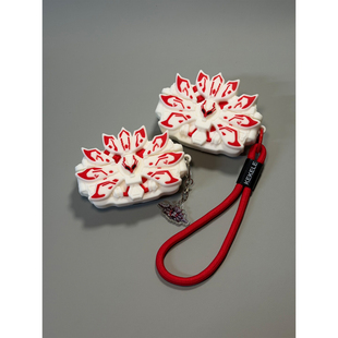 个性假面骑士白色极狐腰带适用AirPodsPro三代耳机壳苹果蓝牙AirPods4代软Pro3代硅胶1/2/3代防摔Pro2代男女