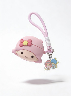超火可爱立体卡通双子星适用AirPods4代耳机壳苹果AirPodsPro3代蓝牙1/2/3代软硅胶Pro2代防摔套Pro三代女款