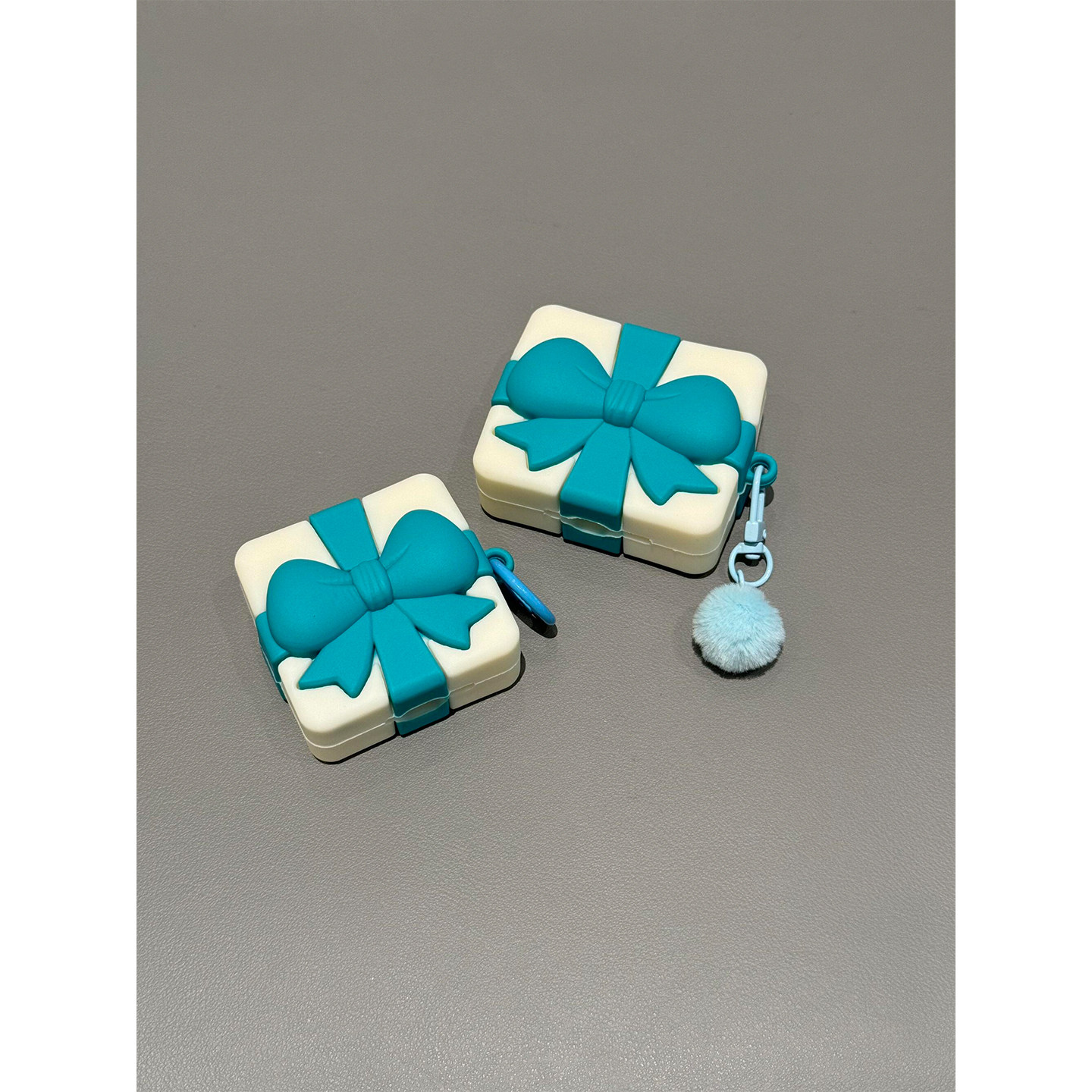 浪漫指尖戒指盒蝴蝶结礼盒适用AirPodsPro三代耳机壳苹果蓝牙AirPods4代软Pro3代硅胶1/2/3代防摔Pro2代女款