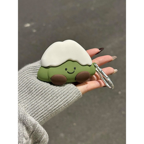jellycat萌系可爱抹茶富士雪山适用苹果无线蓝牙AirPodsPro耳机壳AirPods4代软Pro三代硅胶3代防摔Pro2女1/2