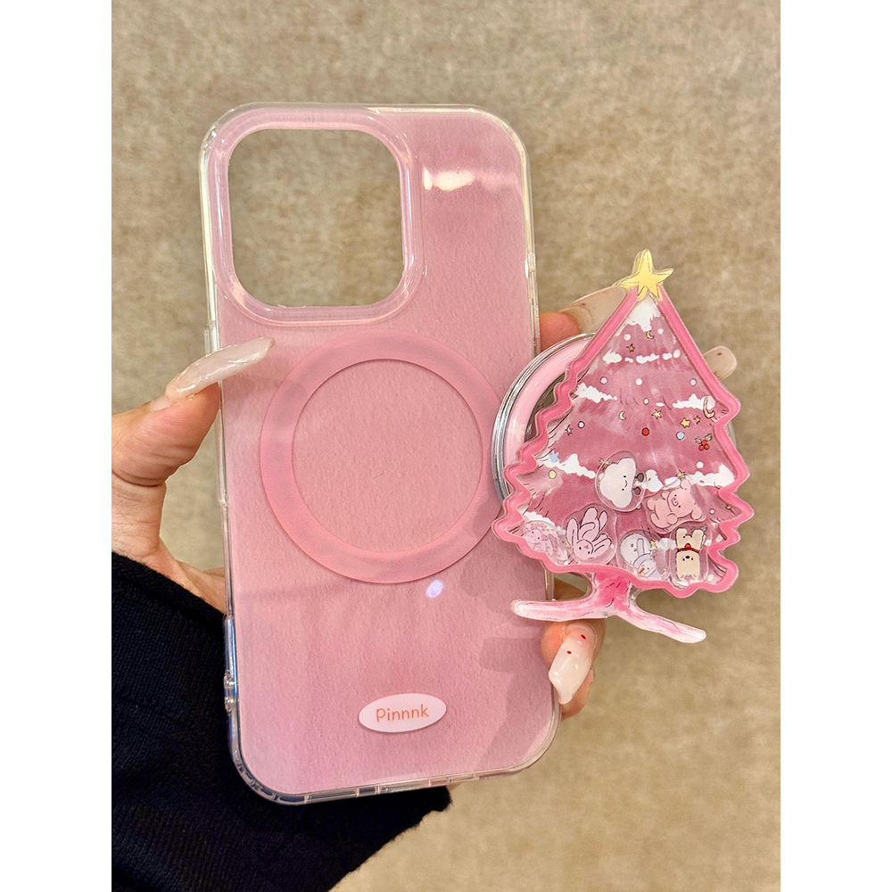 jellycat圣诞树可爱西高地小熊磁吸支架适用iphone15promax手机壳苹果16个性14pro防摔13promax小众15全包女