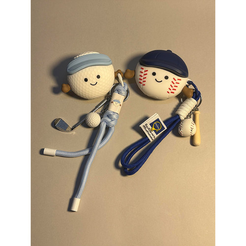 jellycat呆萌可爱棒球高尔夫球适用苹果无线蓝牙AirPodsPro三代耳机壳AirPods4软AirPods1/2硅胶3代保护Pro2