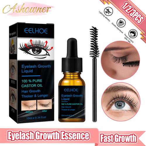 Castor Oil Eyelash Growth Essence Fast Growth Eyelash Eyebro