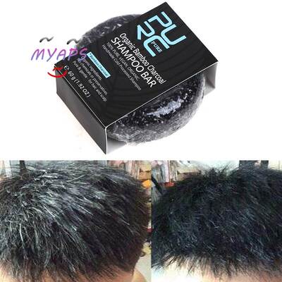 Soap Hair Darkening Shampoo Bar Repair Gray White Hair Color