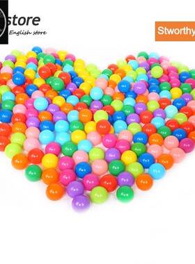 100 Baby Kids Swim Pit Balls Toy Colorful ball Soft Plastic