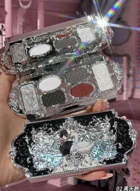 Flower Knows Swan Ballet Eyeshadow 6 Color Palette Matte Shi