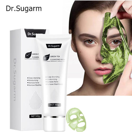 40g Dr.Sugarm Green Tea Blackhead Mask Add White Clay And Sa