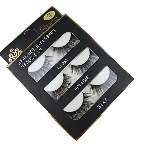 Mink Hair Eyelashes 3D Long Natural False Eye Lashes假眼睫毛