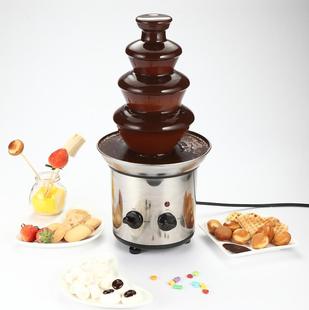 Fondue Stainless Chocolate Luxury Fountain巧克力喷泉机 Steel