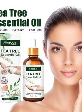 Tea Tree Massage Essential Oil Repairs and Moisturizes Hair