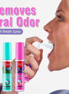 20ML Breath Freshener Spray Lemon Grape Mint Flavor Artifact
