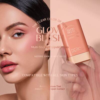 Facial Blush Stick New Waterproof Smooth Natural Cheek