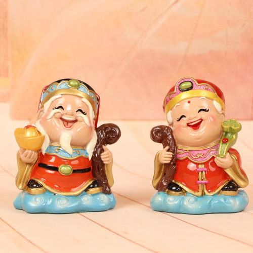 土地公土地婆供奉神像佛像摆件店铺开业福德正君地主财神爷装饰品 - 封面