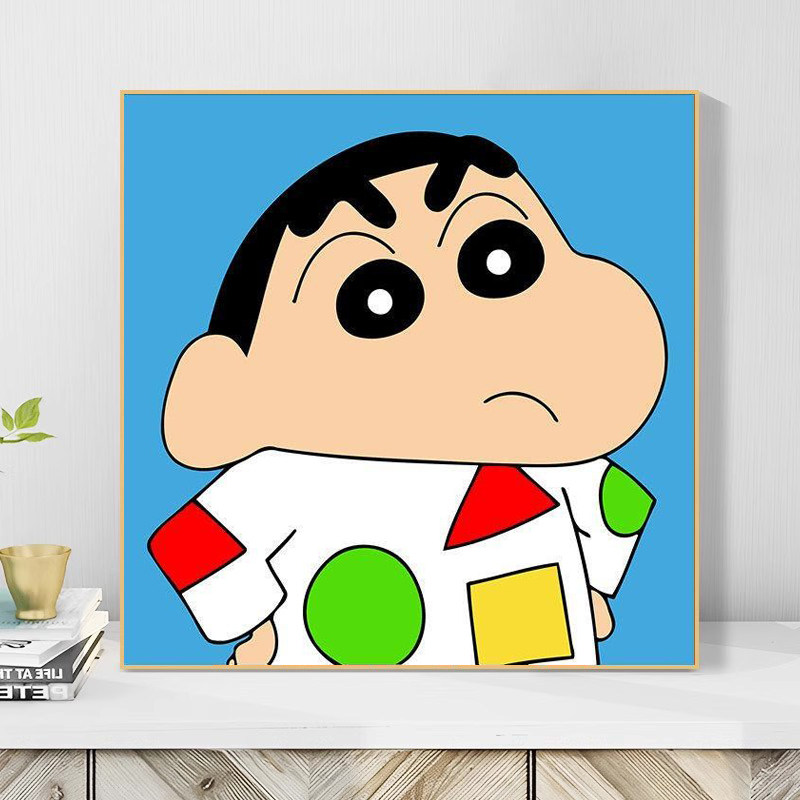 蜡笔小新数字油画定制数字油画儿童小尺寸油彩画小学生手工绘画画,家居饰品,DIY/数字油画,淘宝优惠券,粉丝福利购,淘宝优惠卷