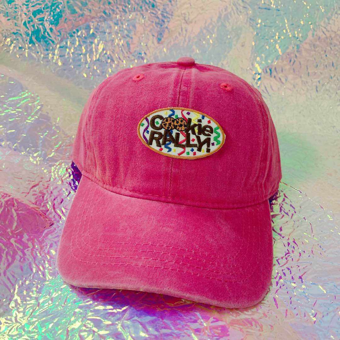 少女心宅基地谁带谁可爱的粉色曲奇饼干帽子鸭舌可以调节女帽包邮在类目 服饰配件/皮带/帽子/围巾, 帽子中 - 来自Buy2taobao.com提供专业的淘宝代购服务