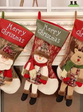 Christmas Stocking Sack Xmas Gift Candy Bag Christmas Dec