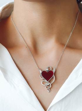 Cross border choker heart-shaped cute animal necklace 项链女