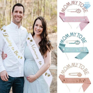 New 3pcs/set Baby Shower Mommy To Be Birthday Party Headband
