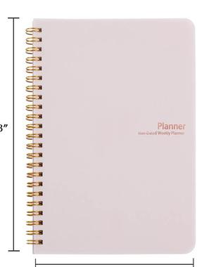 Non dated daily weekly monthly planner agenda notebook diary