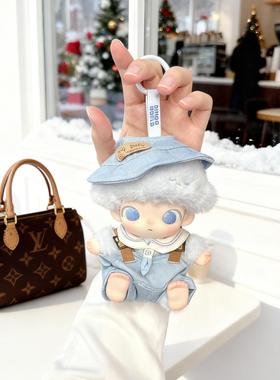 DIMOO娃衣DIMOO新品新生日记娃衣潮玩公仔衣服替换装蓝色工装裤