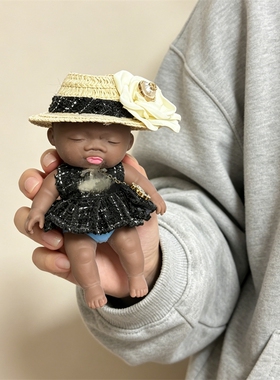 【仅娃衣】蔡大伯的女儿娜塔莎娃娃衣服14cm黑娃衣替换装黑色小香