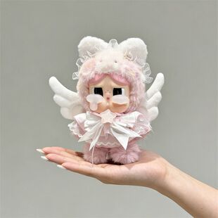 可爱超萌原创 crybaby哭娃马力全开幸福马娃衣粉粉猫耳朵娃衣套装