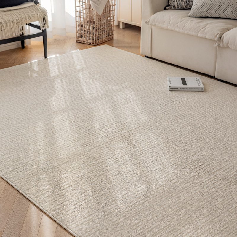 奶油风防水地毯客厅新款轻奢高级感卧室房间沙发茶几可擦洗免打理