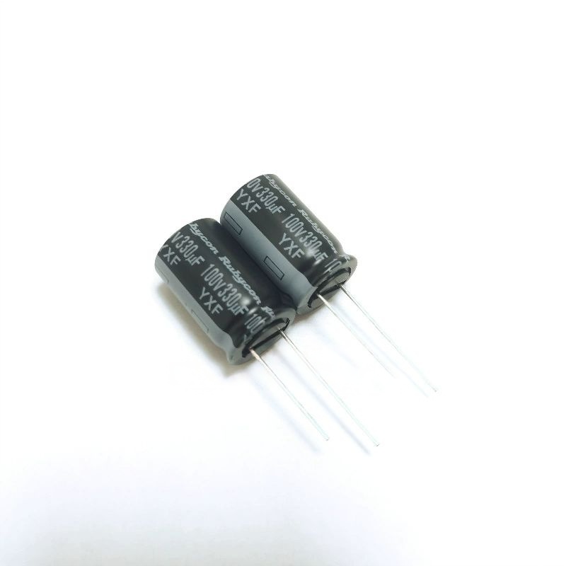 100V330UF 16X25 日本红宝石YXF 高频低阻 电解电容 330UF100V
