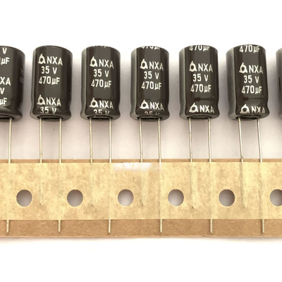 470UF35V NXA排带系列 35V470UF 10X16 韩国三莹电解电容Samyoung