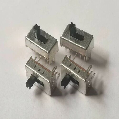 OS203011MS1QP1进口C&K 滑动开关立式双排8脚3档柄高4MM微型拨动