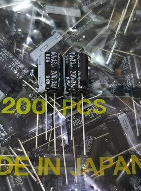 日本 红宝石 200V33UF 10X16 BXW 长寿命 原装电解电容 33UF200V